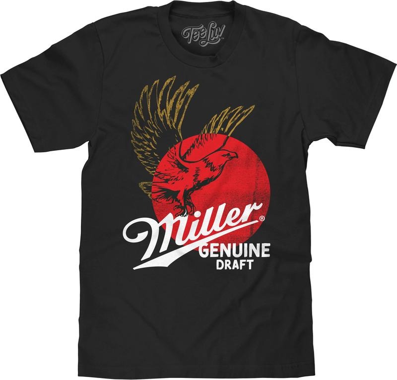 Miller Genuine Draft Eagle T-Shirt - Black