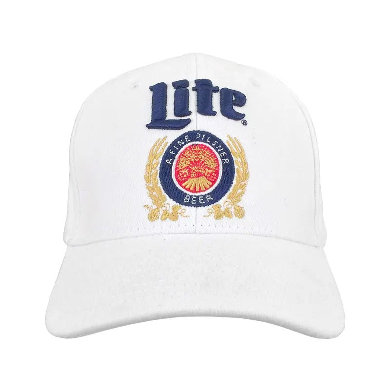 Miller Lite Beer Hat - White