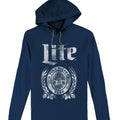 Miller Lite Hooded Jersey T-Shirt - Navy
