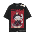 [ Mineral Wash ] High School DxD Shirt Rias Gremory Classic Fan Anime Shirt, Graphic Washed Style Shirt