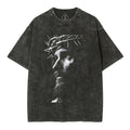 [ Mineral Wash ] Jesus Christ Christian Washed TShirt Jesus Graphic Washed Style TShirt