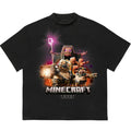 Minnecraft Movie T-Shirt Soft Cotton Retro Graphic Tee Retro Vibes Pair with Anything