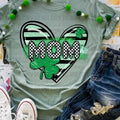 Mom Clover Heart DTF Transfers - THIS IS NOT A SHIRT