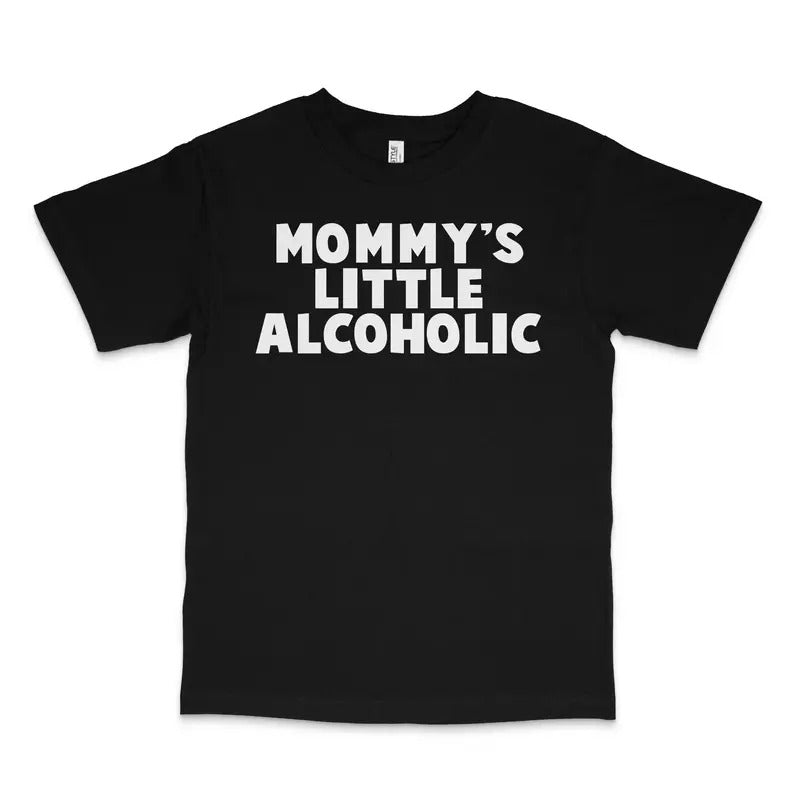 Mommy's Little Alcoholic Custom Printed T-Shirt