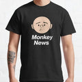 Monkey News Classic Retro Vintage T-Shirt S-3XL