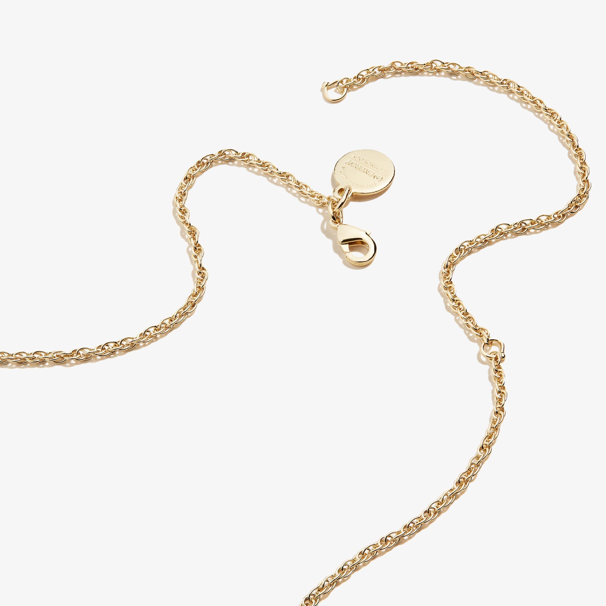 Mother Mary Embossed Charm Necklace