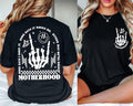 Motherhood Sometimes I Rock It Sometimes It Rocks Me, Double Printed, Rock Shirt ,Trend Shirt