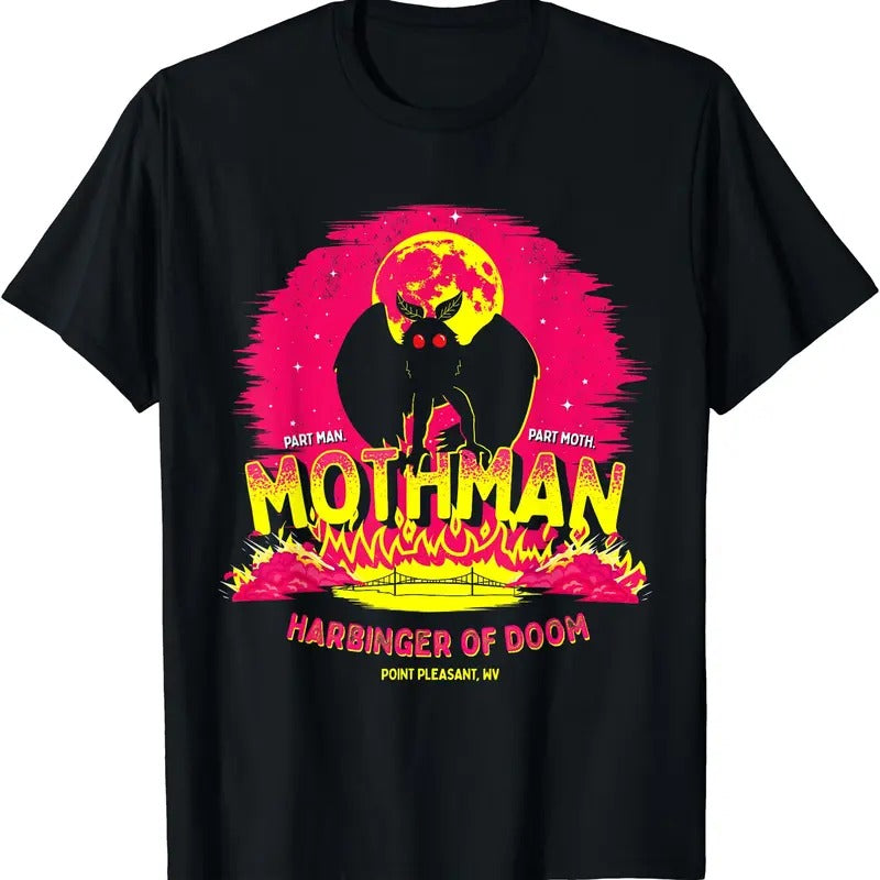 Mothman - Funny Cute Cryptid Creature Short Sleeve T-Shirt