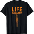 Mountain Bike T-Shirt: Life Behind Bars Funny Biking T-Shirt Made in USA