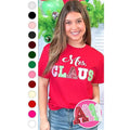 Mrs Claus Sequin Christmas Graphic T-Shirt