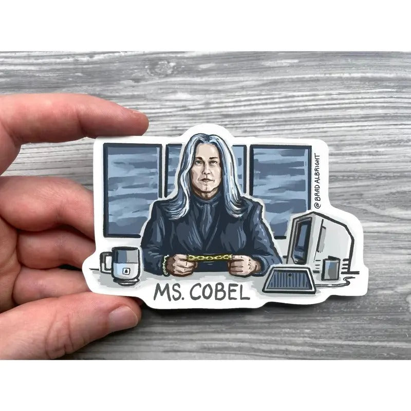 Ms Cobel - Severance Sticker Illustration - Waterproof Decals & Magnets - FREE US SHIPPING
