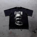 Mummy Faith Graphic Print Cotton T-Shirt, grunge y2k emo scene tapout goth amity affliction style clothes, Unisex T-shirt