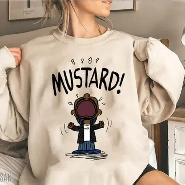 Mustard album tshirt 2024 , the album of the year Sweatshirt_ Gift For Man and Women Casual Crewneck