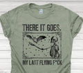 My Last Flying F T-shirt - Casual Tee with Graphic Print, Short Sleeve, Ideal for Streetwear and Casual Wear