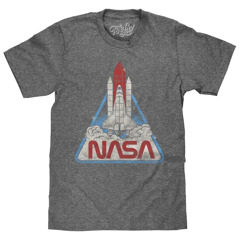 NASA Space Shuttle T-Shirt - Gray