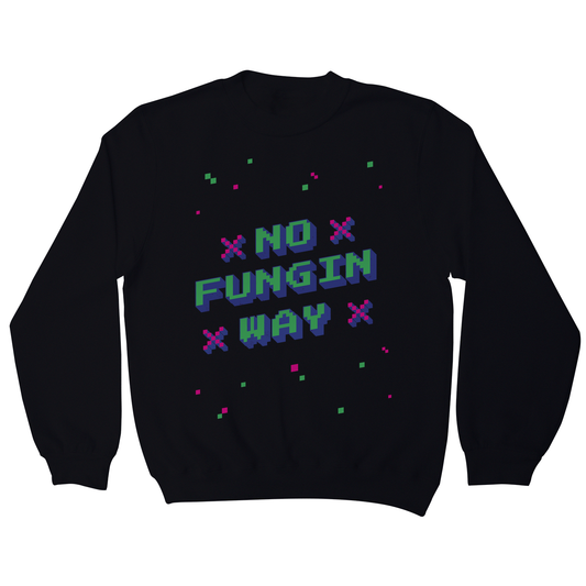 NFT funny quote pixel art sweatshirt