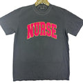 NURSE Chenille Patch Comfort Colors T-Shirt