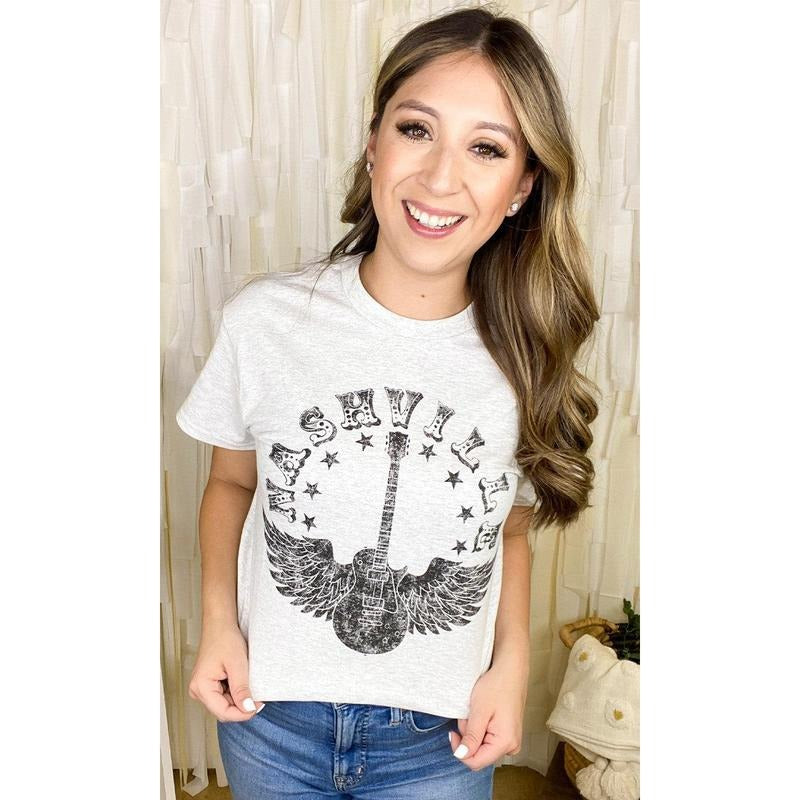 Nashville Guitar Graphic T-Shirtstyle{n002}2