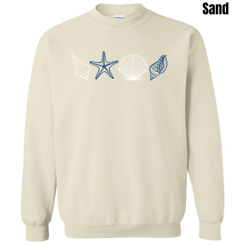 Nautical Shells Sweatshirt 'NLB'