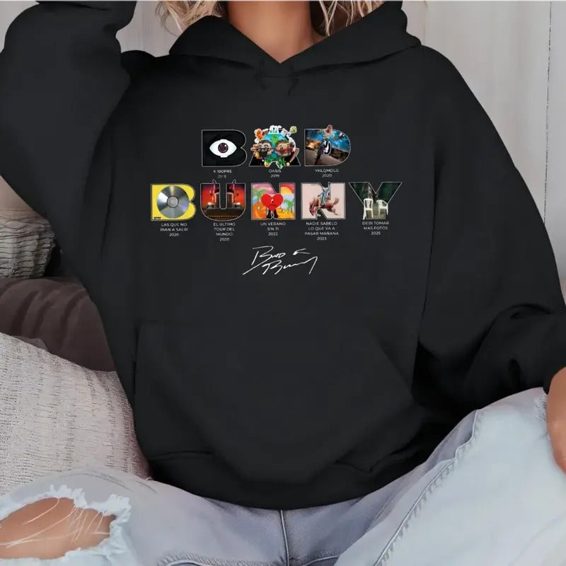 New Album Nadie Sabe Lo Que Va A Pasar MaÑAna Sweatshirt Hoodie, Debi Tirar Mas Fotos Shirt, Baad Bunny Tee, Unisex Sweater Pullover Tee