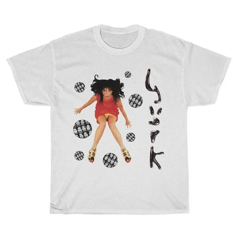 New Rare Bjork Reebok Tee New Popular Unisex All Size Shirt Unisex Full Size Top Womenswear