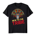 New To The Tribe Native American Men's T-Shirt Crewneck Casual