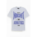 Nightlab Men's Heather Grey Gym T-Shirt - Multicolor