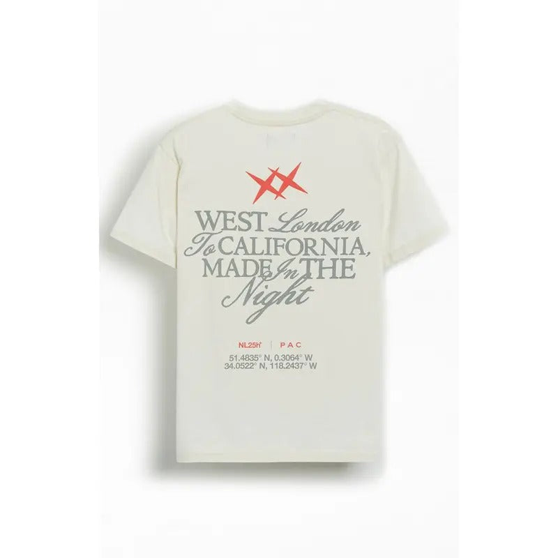 Nightlab Men's West London T- California Oversized T-Shirt - Multicolor Hoodie, Sweatshirt | GrindPrints.com