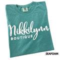 Nikkilynn White PUFF Comfort Colors T-Shirt 'NLB'
