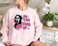 No You Hang Up Shirt, Ghostface Valentine Shirt, Halloween Sweatshirt, Halloween Gift, Funny Valentine Shirt,Funny Ghostface Hoodie, Funny Valentines Tee Cotton Clothes