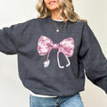 Nurse Coquette Bow Sweatshirt, Pink Nurse Bow Sweater, Cute Nurse Shirt, Medical Practitioner Clothing Gifts, Comfy Long Sleeve Pullover