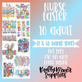 Nurse Easter Gang Sheet, 22 x 60