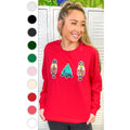 Nutcracker Sparkle Sequin Graphic Long Sleeve T-Shirt