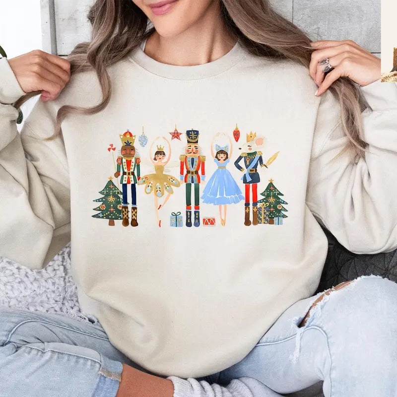 Nutcracker Sweatshirt, Christmas Nutcracker Shirt, Christmas Sweatshirt, Nutcracker Ballet Shirt, Christmas Shirt, Christmas Party Sweater