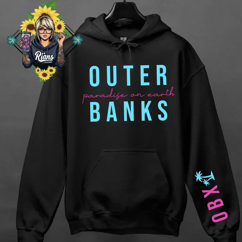 OBX Paradise On Earth Unisex Sized Comfortable Cozy Sweatshirt