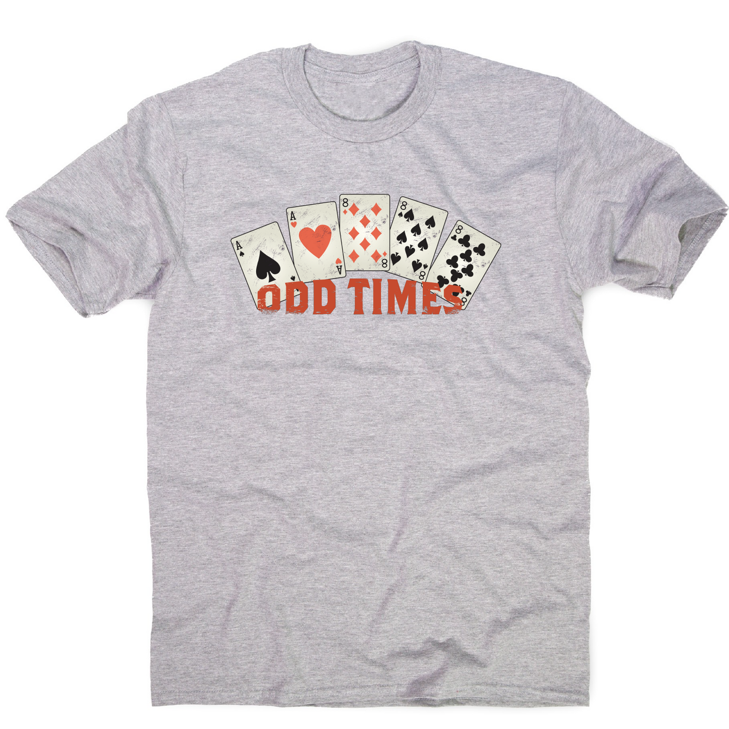 Odd times funny poker cards t-shirt men's
