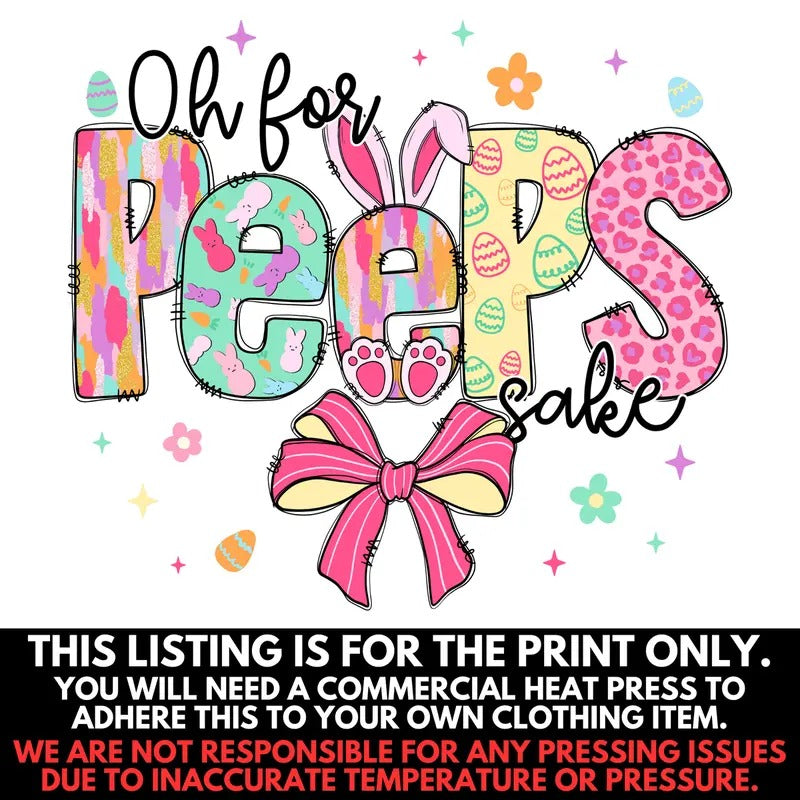 Oh For Peeps Sake Print - PRINT ONLY 'NLB'