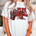 One Two Freddyy ComING For You Halloween Horror Graphic Tee