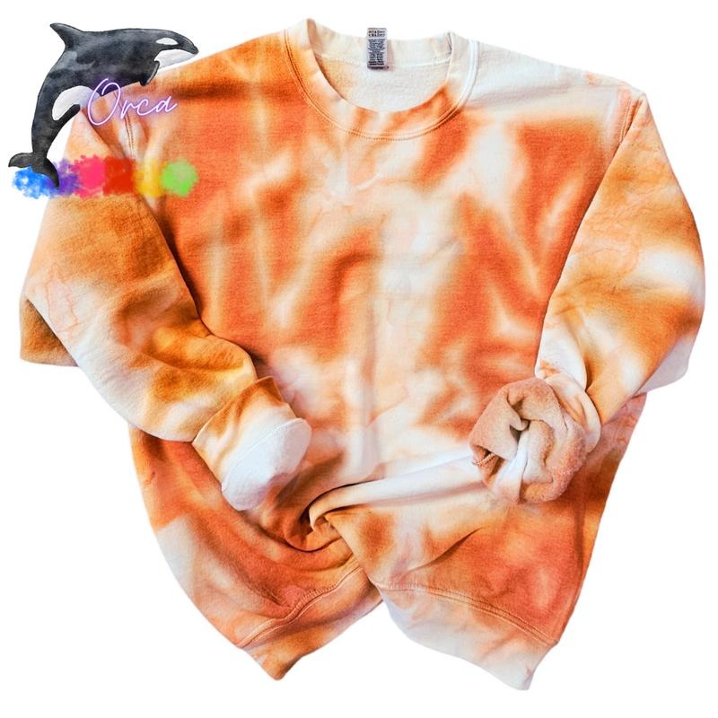 Orca ~ Hand Dyed Super Soft Unisex Sweatshirts and Hoodies ~  Stylish