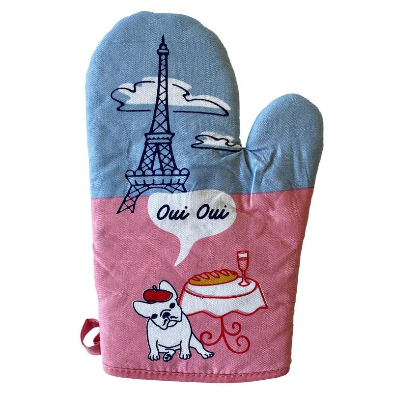 Oui Oui French Bulldog Oven Mitt Funny Pet Puppy Animal Lover Kitchen Glove Funny Kitchenwear Funny Dog Novelty Cookware Multi T-Shirts, Hoodie, Sweatshirt