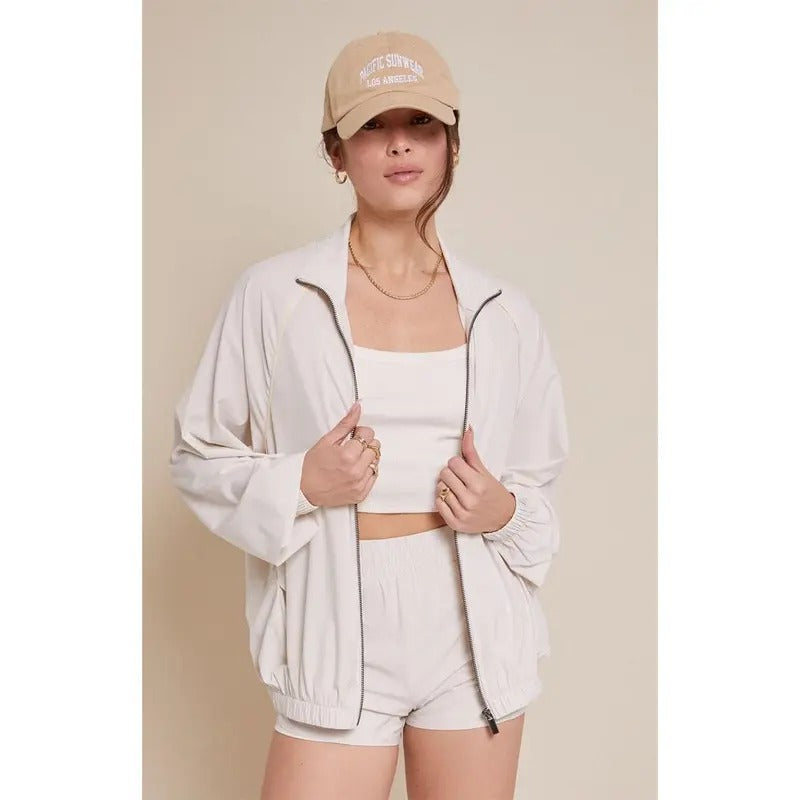 PAC 1980 Women's Active Piping Track Jacket