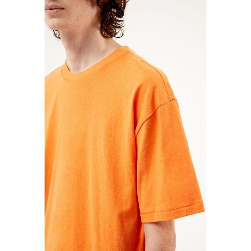 PS Basics Men's Orange Reece Regular T-Shirt
