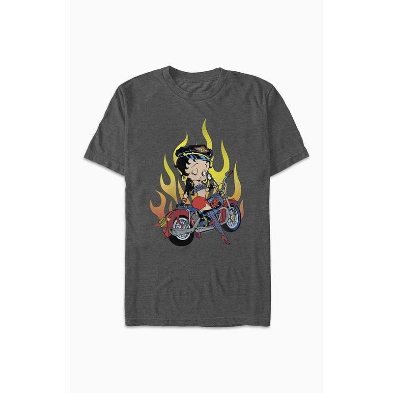 PacSun Women's Betty Boop Biker T-Shirt
