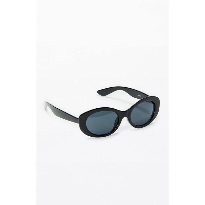 PacSun Women's Black Plastic Round Sunglasses