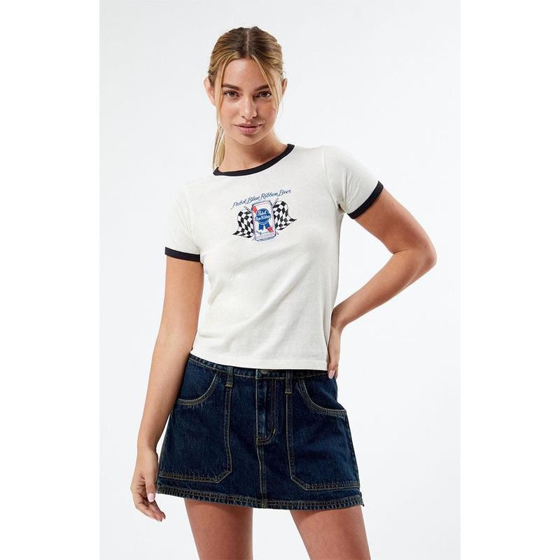 PacSun Women's Pabst Blue Ribbon T-Shirt
