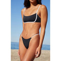 Pacsun Women's Black Kierra High Cut Bikini Bottom