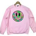 Palm Tree Happy Face Sweatshirt 'NLB'