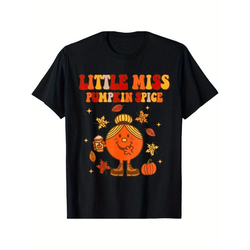 Payeah Men's Halloween T-shirt Little Pumpkin Spice Miss Cute Fall Pumpkin Thanksgiving T-shirt made in usa