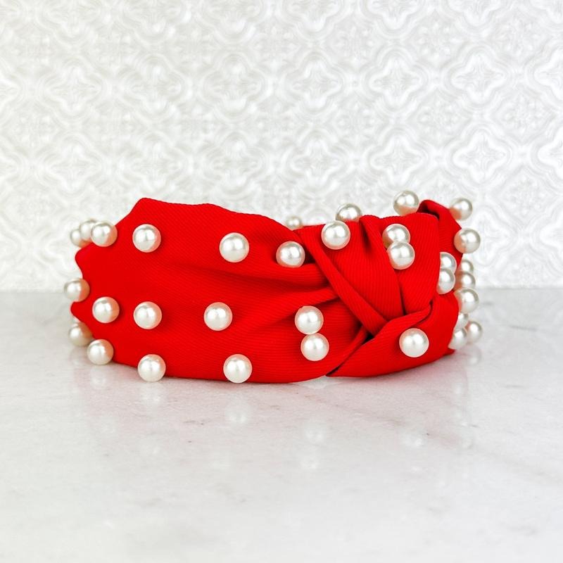Pearl Love Knotted Headband *Final Sale*