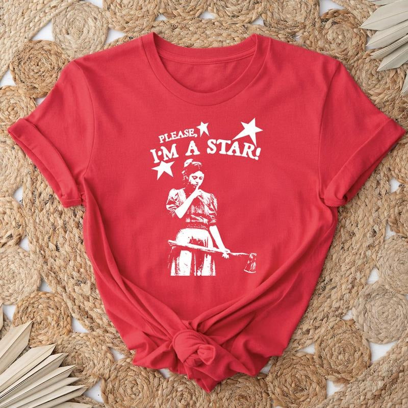 Pearl Please I'm a Star Shirt, Please I'm a Star Movie Lover Shirt, Pearl Shirt, Pearl Movie Shirt, Pearl Shirt, Mia Goth Shirt, Pearl Aesthetic Movie Unisex Tshirt
